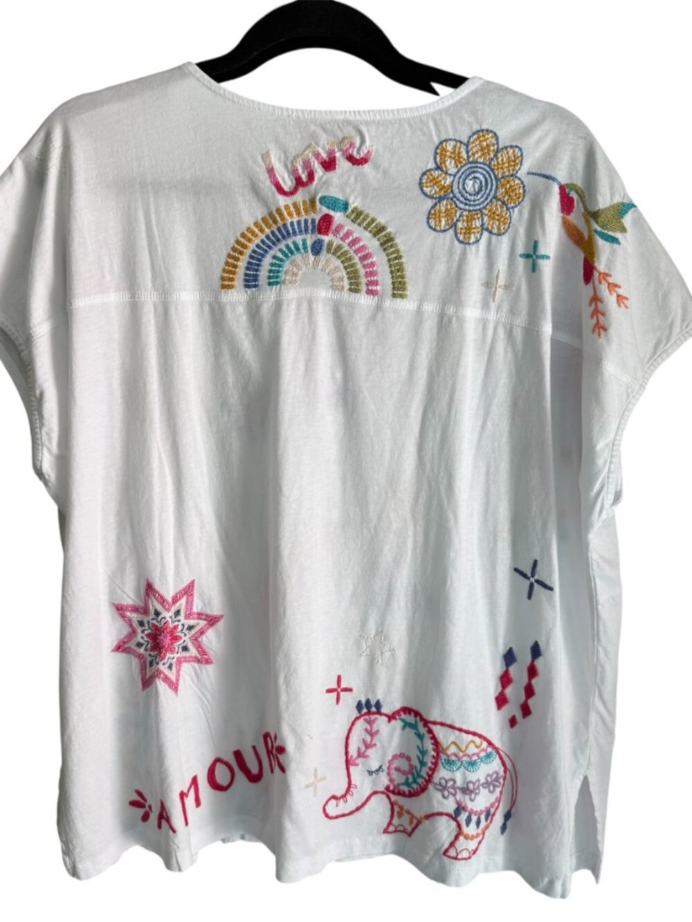 Johnny Was Loulia Embroidered Cotton Top - Picture 2 of 5